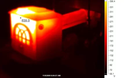 [Hearth.com] We have Ignition!  (Infrared pics of stove startup)