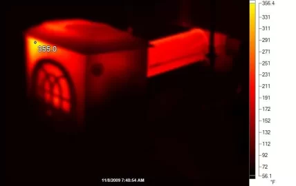 [Hearth.com] We have Ignition!  (Infrared pics of stove startup)