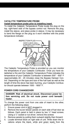 [Hearth.com] How do I use the cat? Earth stove BV400