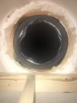 [Hearth.com] Wood burning stove installation 6 inch pipe to 8in flue