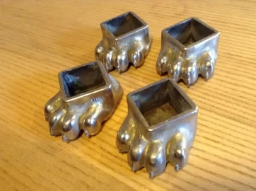 [Hearth.com] 4 Heavy Fisher Bear Feet