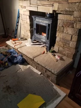 [Hearth.com] Need help with Understanding Masory Fireplace Clearances