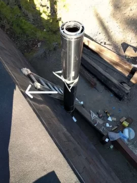 [Hearth.com] Bracing a tall chimney to roof