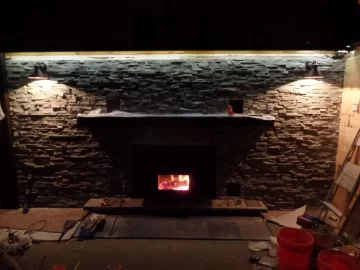 [Hearth.com] Over the mantel lighting ideas