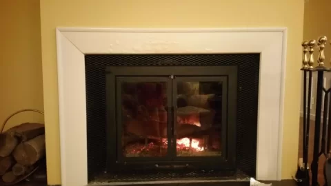 [Hearth.com] Paint bubbling and wall fire hot