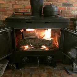 Glass in Wood Burning Stove