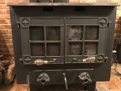Glass in Wood Burning Stove