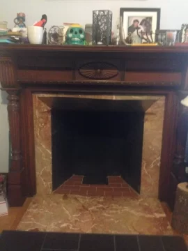 [Hearth.com] Homemade Mantel Shield Made Today! (with pics!)