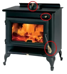 [Hearth.com] Englander 30 came with two small handles.