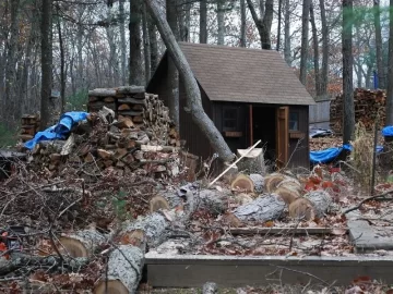 [Hearth.com] Cleared some land to let more sun in and ended up with 1.5 cord!