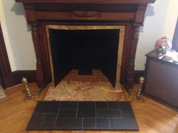 [Hearth.com] Homemade Mantel Shield Made Today! (with pics!)