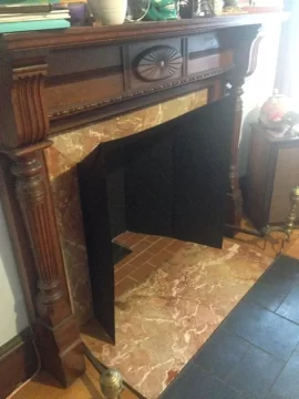 [Hearth.com] Homemade Mantel Shield Made Today! (with pics!)