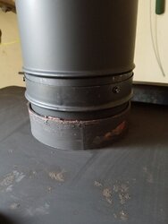 30NC  stove adapter not fitting right?