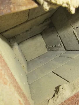 [Hearth.com] Filled ash dump chute with concrete: Can I do concrete all the way up?