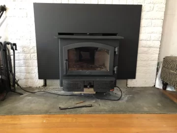 [Hearth.com] Combustible Floor & Mantle?