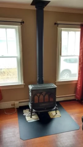 [Hearth.com] Connecting a Jotul F400 to a Selkirk 6" DSP Double wall stove pipe