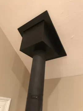 [Hearth.com] Vertical pipe through ceiling