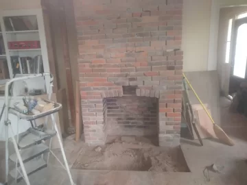 [Hearth.com] Early 1900s fireplace restoration...why is there a big wooden box under the hearth???