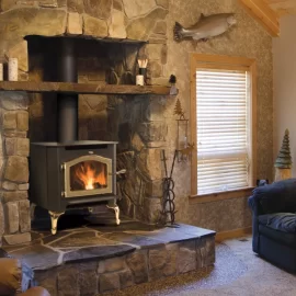 [Hearth.com] Gas Fireplace to Wood Stove