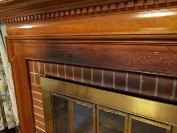 [Hearth.com] Damage to mantle.  Are tenants to blame?