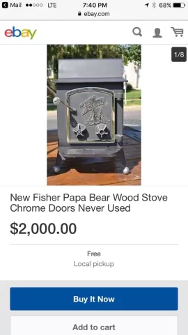 [Hearth.com] Fisher papa bear