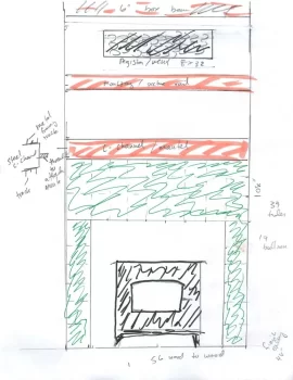 [Hearth.com] prepping an alcove with convection wall in earthquake country