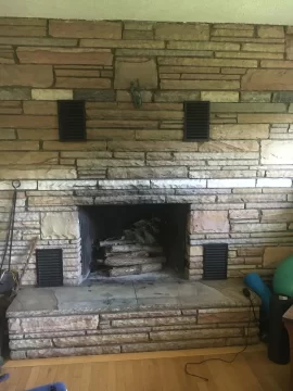 [Hearth.com] Jotul Oslo hearth installation