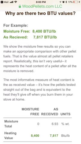 [Hearth.com] New Moisture measurement for pellets “As Received” - This is what I am talking about!