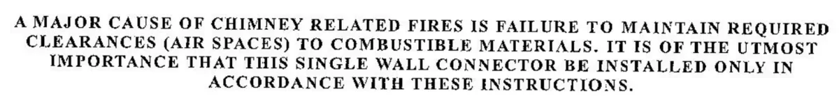 [Hearth.com] Stovepipe clearance of 18" vs. what the stove manufacturer certification plate states?