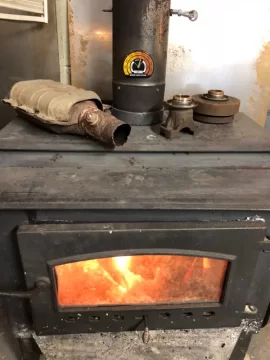 [Hearth.com] Jotul F3CB in Garage