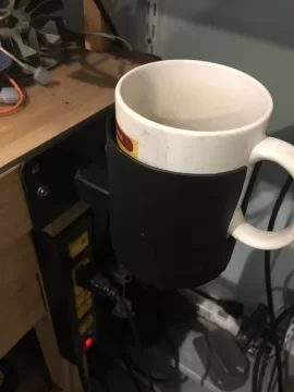 [Hearth.com] Indestructible Non Spill coffee mug holder for your workshop!