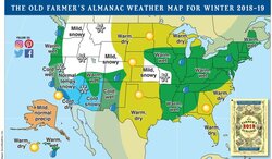 Old Farmer's Almanac 2018 - 19 Winter Forecast