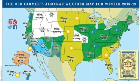 [Hearth.com] Old Farmer's Almanac 2018 - 19 Winter Forecast