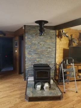 [Hearth.com] Tricky clearance to combustibles question?