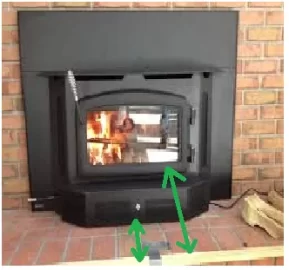 [Hearth.com] Minimum required hearth extension for fireplace insert