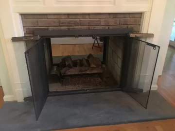 [Hearth.com] Double-sided wood stove options