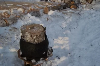 [Hearth.com] More birch split, stacked & drying