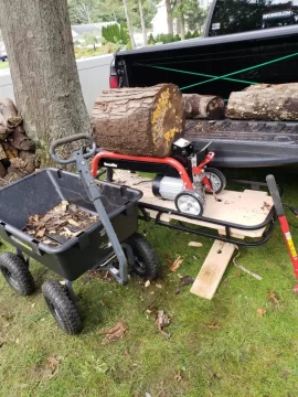 [Hearth.com] Hand splitting white pine