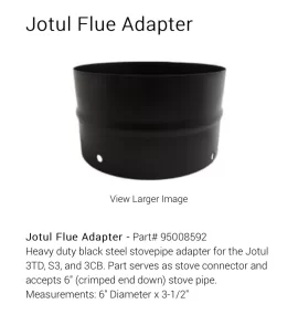 [Hearth.com] Jotul F3 - Attaching to Tee