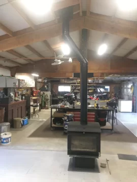 [Hearth.com] Newbie shop stove install, EPA stove..