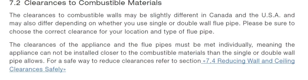 [Hearth.com] Stove Installed - Clearance Wrong and Question