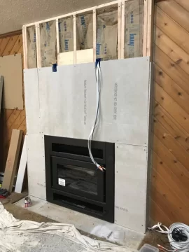 [Hearth.com] Installed: Kozy Z42 Fireplace  (lots of install pics)