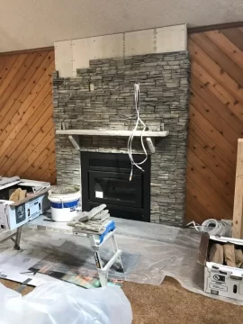 [Hearth.com] Installed: Kozy Z42 Fireplace  (lots of install pics)