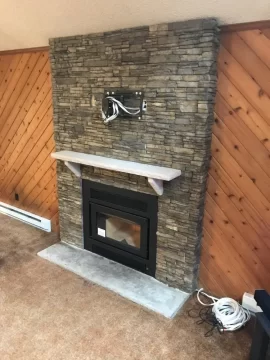 [Hearth.com] Installed: Kozy Z42 Fireplace  (lots of install pics)