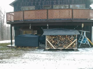 [Hearth.com] Portable Wood Shed by House??? 1-2 Cord