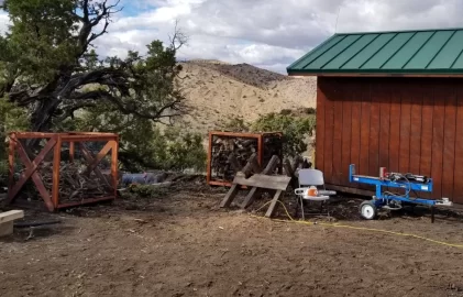 [Hearth.com] Portable Wood Shed by House??? 1-2 Cord