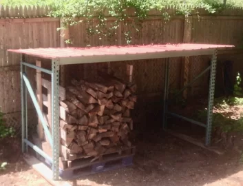 [Hearth.com] Portable Wood Shed by House??? 1-2 Cord