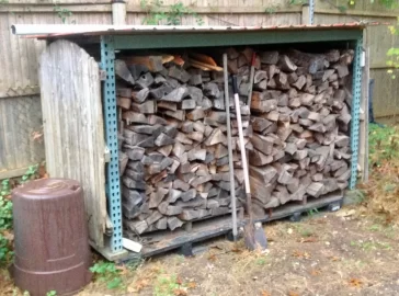 [Hearth.com] Portable Wood Shed by House??? 1-2 Cord