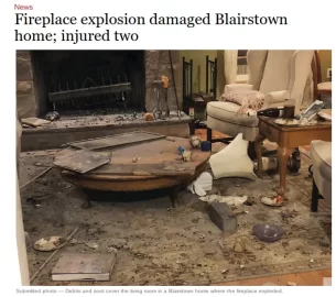 [Hearth.com] "Fireplace Explosion" -- Scary story from my local newspaper