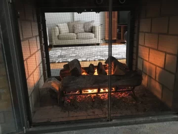 [Hearth.com] Looking to convert from vented to ventless - Double sided fireplace